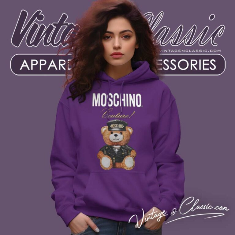 Moschino Couture Teddy Bear Police Hoodie Moschino Couture Teddy Bear Police Hoodie