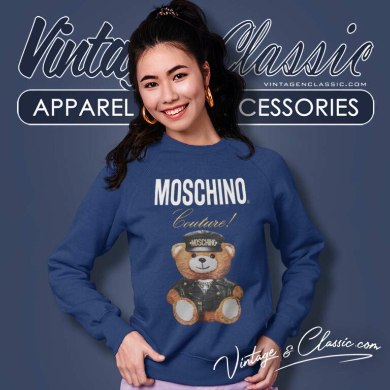 Moschino Couture Teddy Bear Police Sweatshirt Moschino Couture Teddy Bear Police Sweatshirt