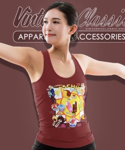 Moschino Cream Tank Top Racerback