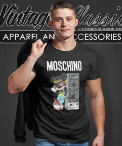 Moschino Mickey Lean On Speakers T Shirt