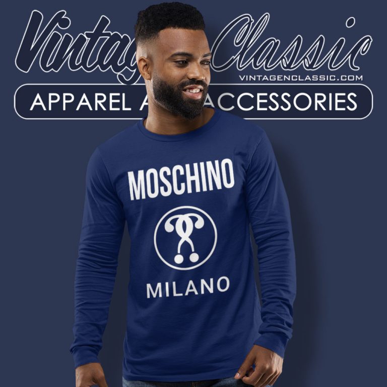 Moschino Milano Long Sleeve Tee Moschino Milano Long Sleeve Tee