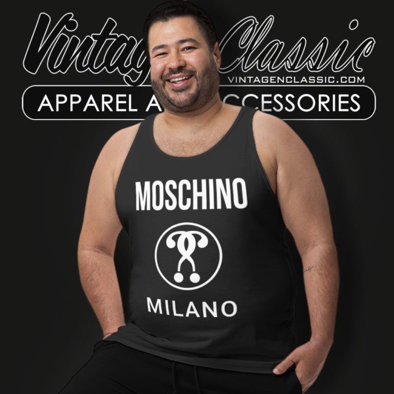 Moschino Milano Tank Top Racerback Moschino Milano Tank Top Racerback