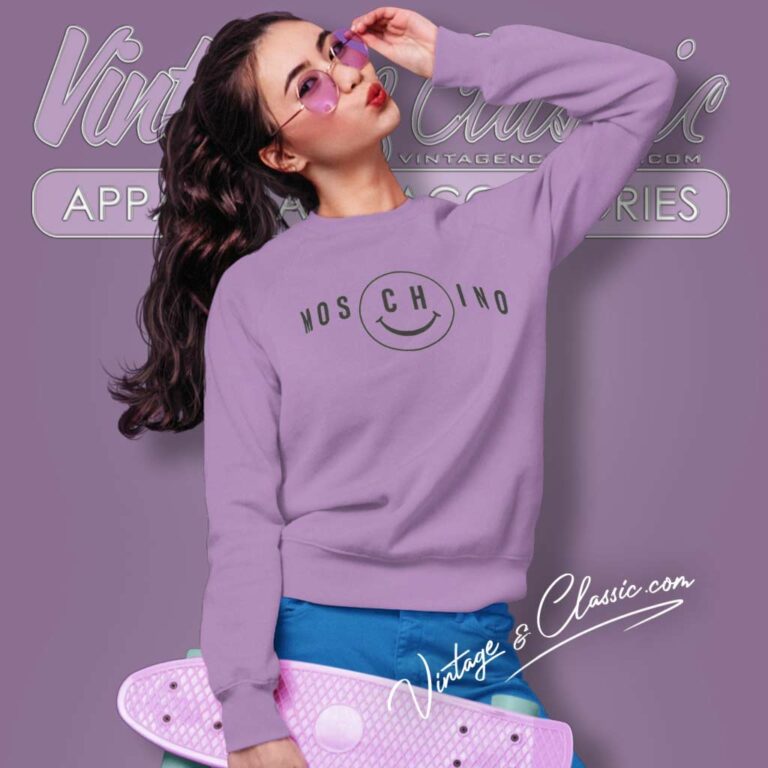 Moschino Smiley Logo Sweatshirt Moschino Smiley Logo Sweatshirt