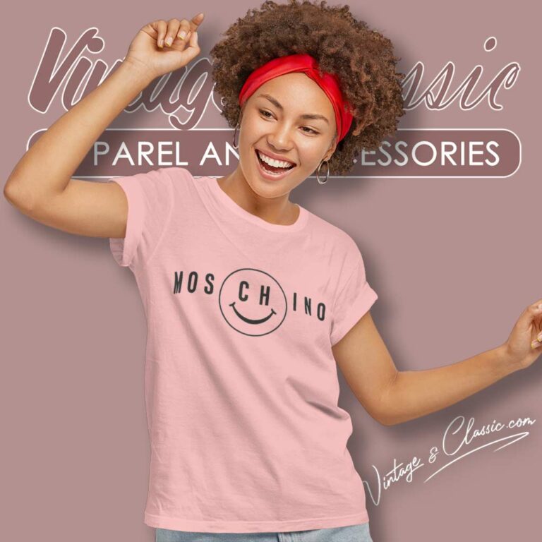 Moschino Smiley Logo Women TShirt Moschino Smiley Logo Women TShirt