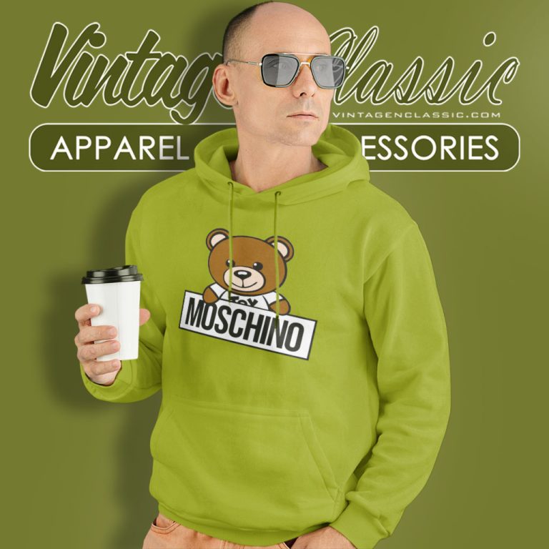 Moschino Teddy Bear Logo Hoodie Moschino Teddy Bear Logo Hoodie
