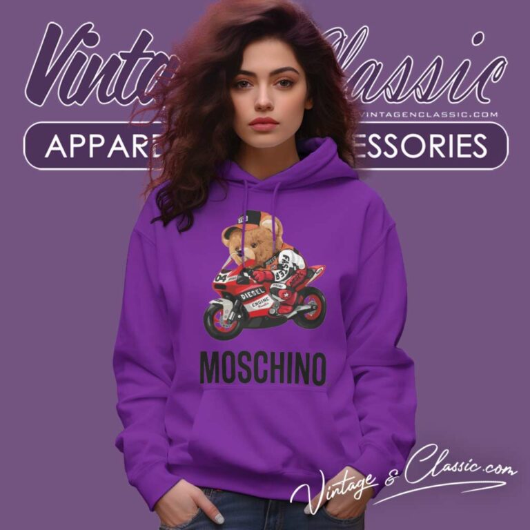 Moschino Teddy Bear Racing Hoodie Moschino Teddy Bear Racing Hoodie