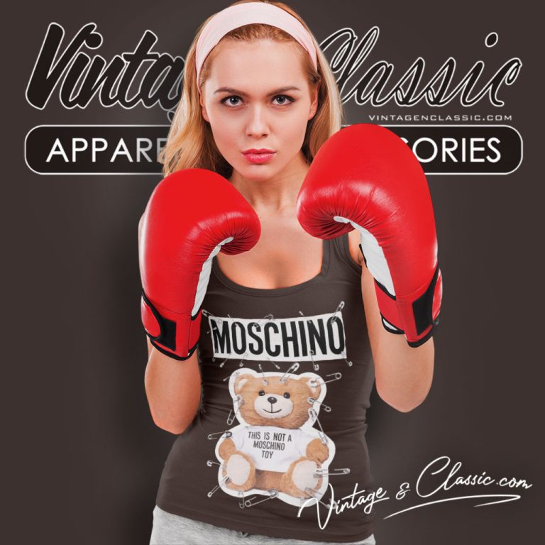 Moschino Teddy Bear Tank Top Racerback Moschino Teddy Bear Tank Top Racerback