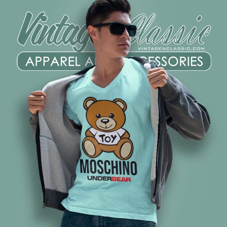 Moschino Toy Underbear V Neck TShirt Moschino Toy Underbear V Neck TShirt