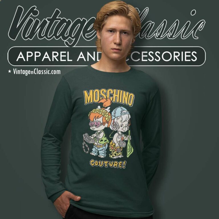 Moschino X The Flintstones Long Sleeve Tee Moschino X The Flintstones Long Sleeve Tee