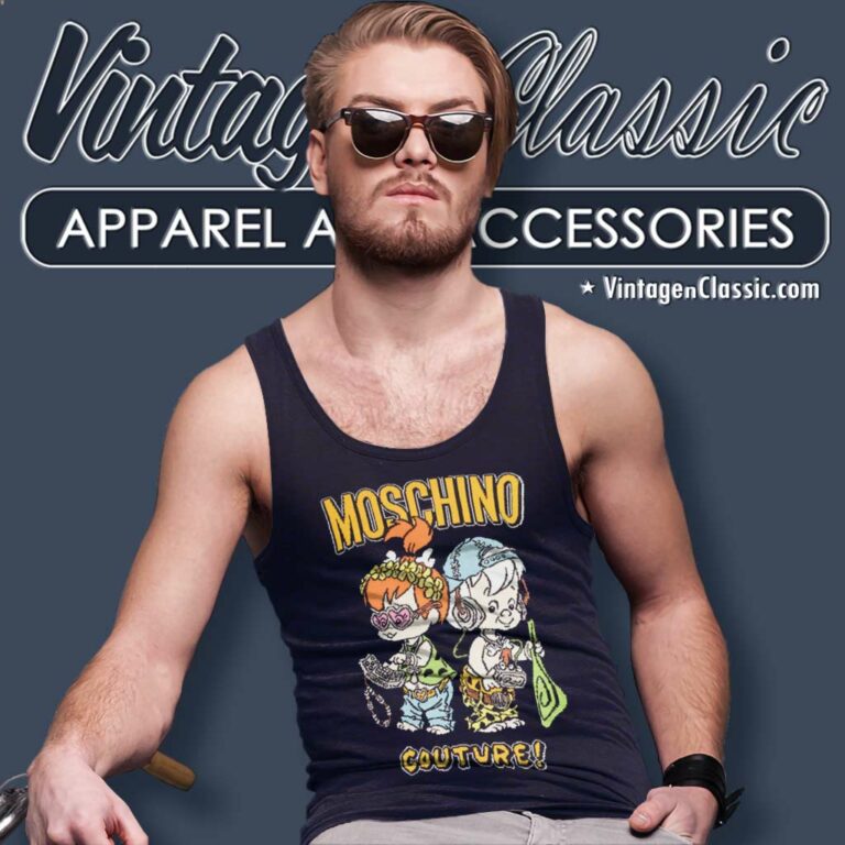 Moschino X The Flintstones Tank Top Racerback Moschino X The Flintstones Tank Top Racerback