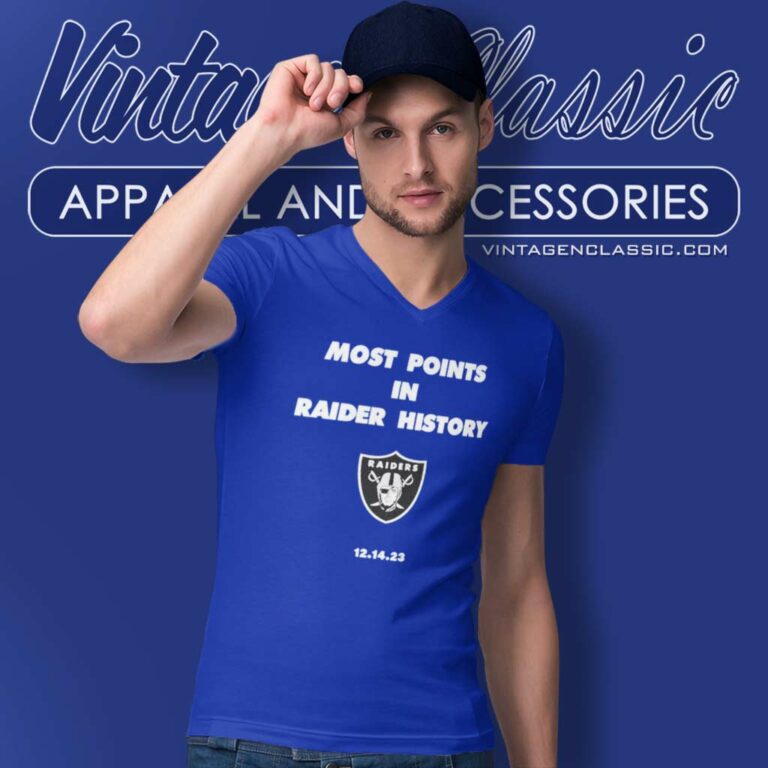 Most Points In Raider History Shirt Las Vegas Raiders 12 14 23 V Neck TShirt Most Points In Raider History Shirt Las Vegas Raiders 12 14 23 V Neck TShirt