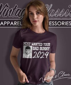 Most Wanted Tour 2024 Bad Bunny Women TShirt