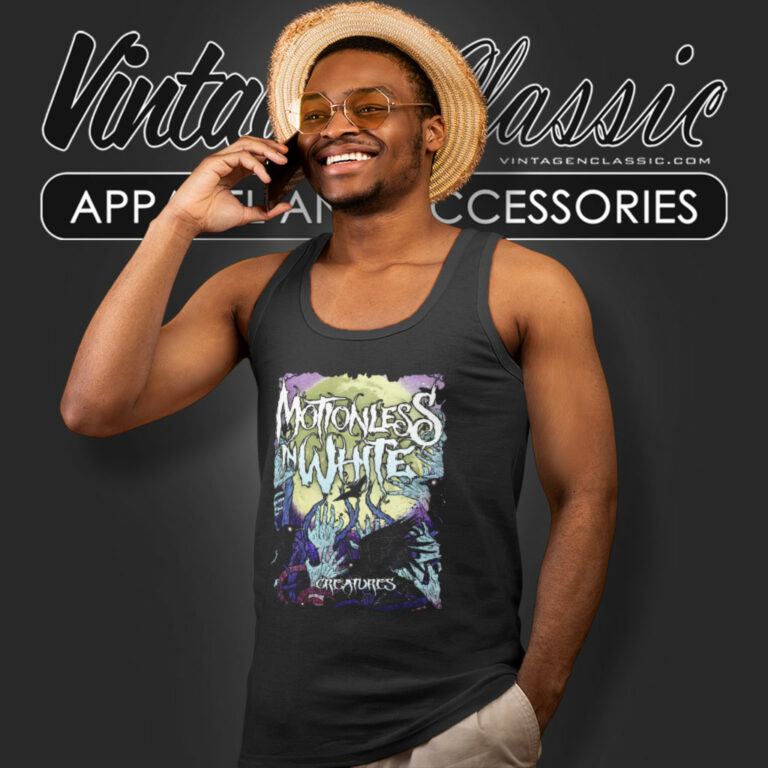 Motionless In White Creatures Tank Top Racerback Motionless In White Creatures Tank Top Racerback