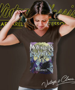 Motionless In White Creatures V Neck TShirt