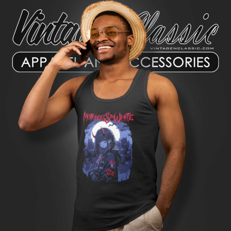Motionless In White Shirt Become The Night Tank Top Racerback 1 Motionless In White Shirt Become The Night Tank Top Racerback 1
