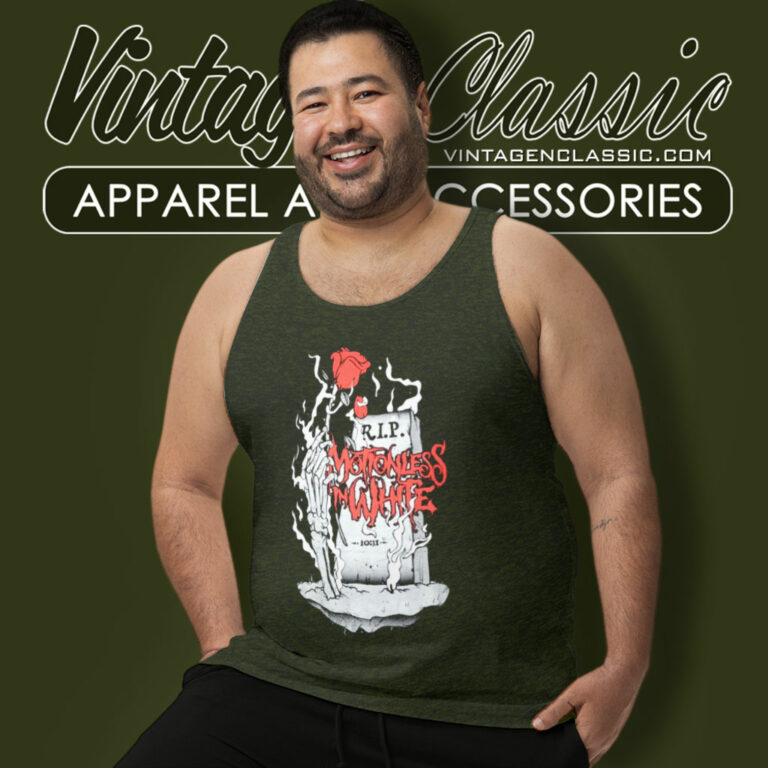 Motionless In White Shirt Coffin Hand Tank Top Racerback Motionless In White Shirt Coffin Hand Tank Top Racerback