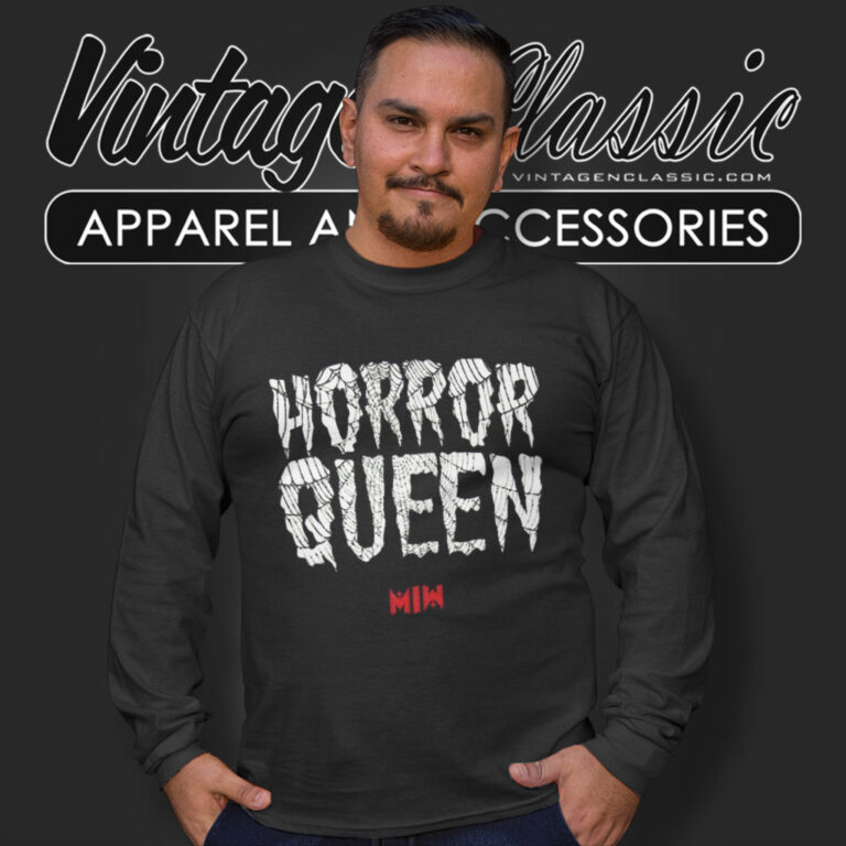 Motionless In White Shirt Horror Queen Long Sleeve Tee Motionless In White Shirt Horror Queen Long Sleeve Tee