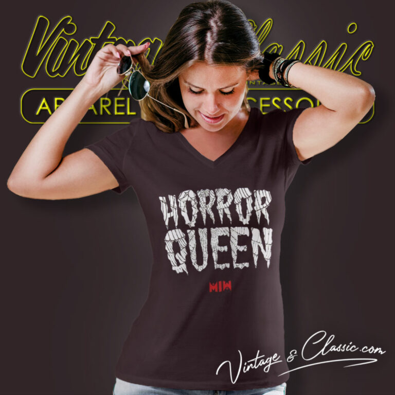 Motionless In White Shirt Horror Queen V Neck TShirt Motionless In White Shirt Horror Queen V Neck TShirt