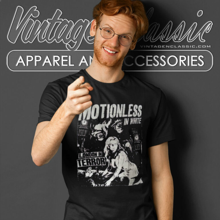 Motionless In White Shirt London In Terror T Shirt Motionless In White Shirt London In Terror T Shirt