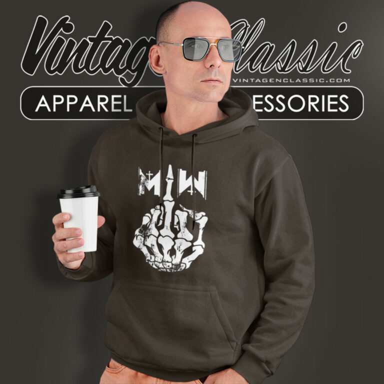 Motionless In White Shirt Middle Finger Hoodie Motionless In White Shirt Middle Finger Hoodie