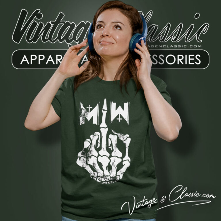 Motionless In White Shirt Middle Finger Women T Shirt Motionless In White Shirt Middle Finger Women T Shirt