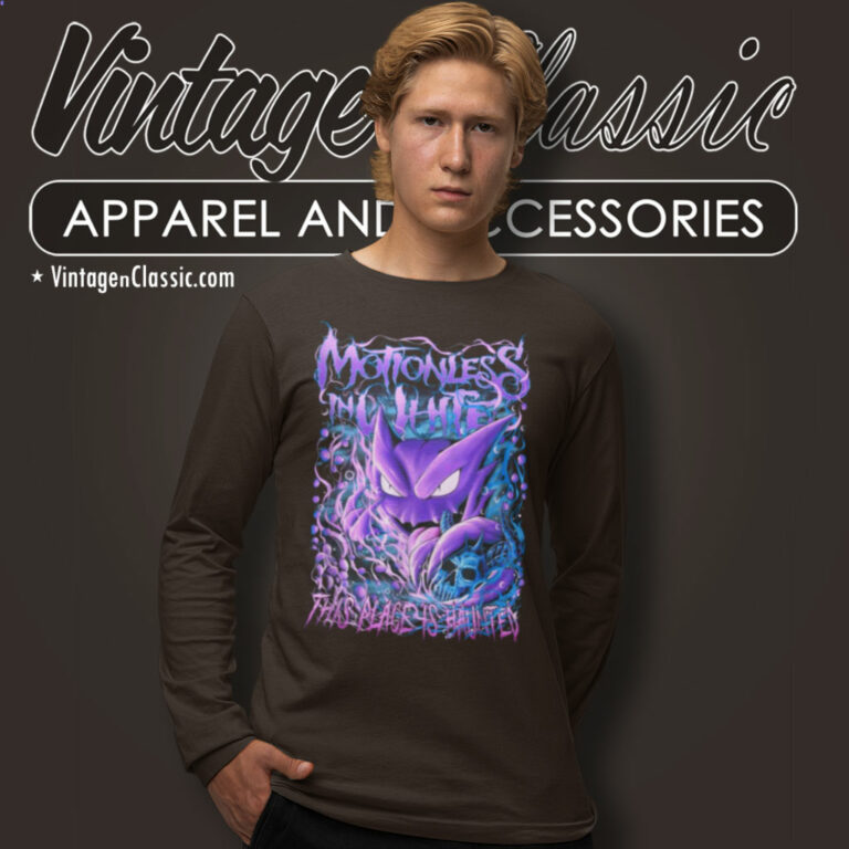 Motionless In White Shirt This Place Is Hauntered Long Sleeve Tee Motionless In White Shirt This Place Is Hauntered Long Sleeve Tee