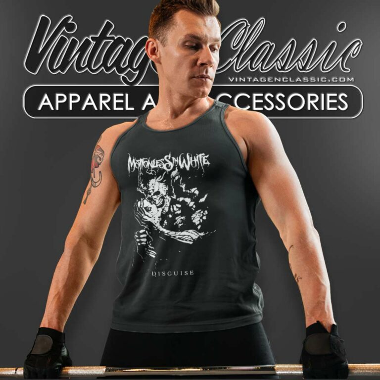 Motionless In White Skeleton Rock Tank Top Racerback Motionless In White Skeleton Rock Tank Top Racerback