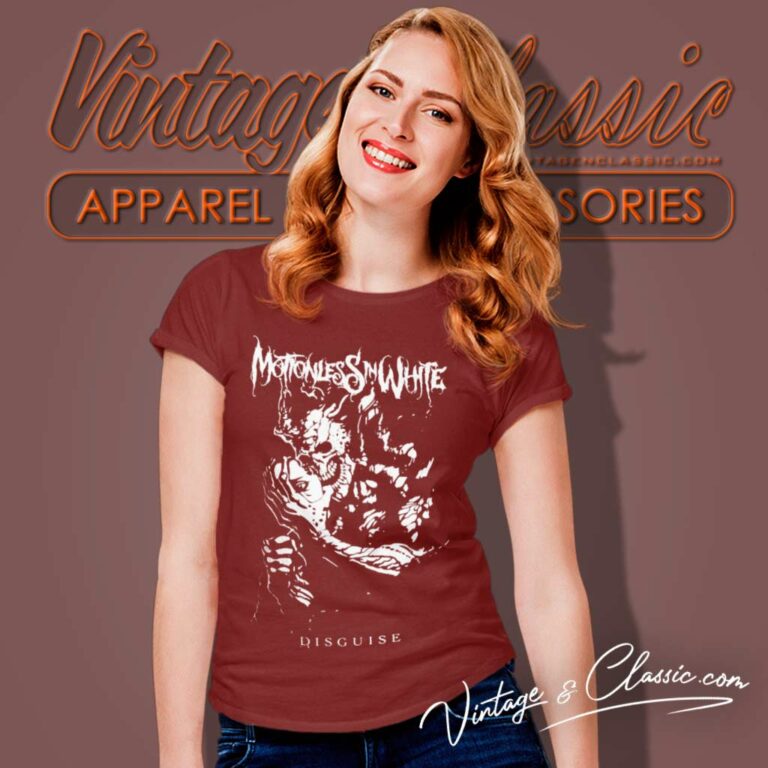 Motionless In White Skeleton Rock Women TShirt Motionless In White Skeleton Rock Women TShirt