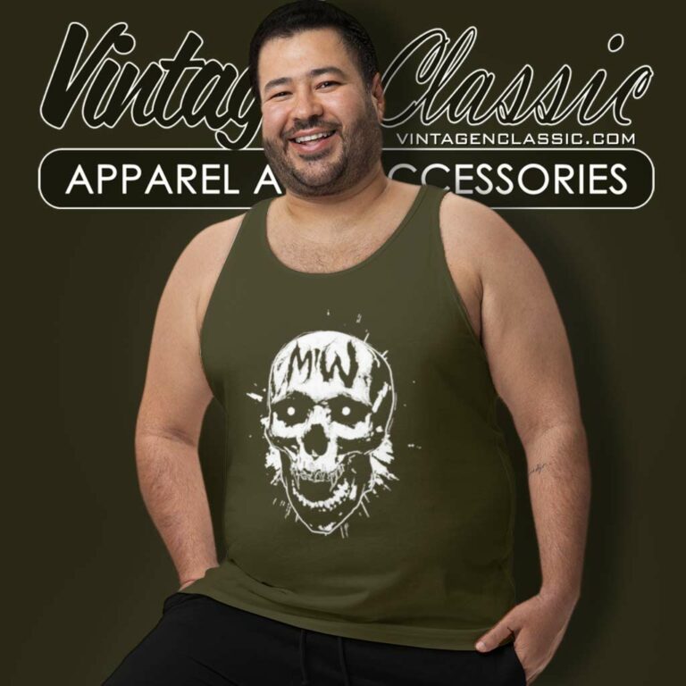 Motionless In White Skull Tank Top Racerback Motionless In White Skull Tank Top Racerback