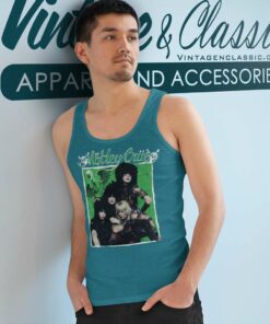 Motley Crue 1989 Group Photo Tank Top Racerback