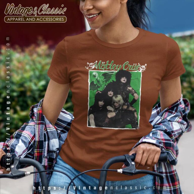 Motley Crue 1989 Group Photo Women TShirt Motley Crue 1989 Group Photo Women TShirt