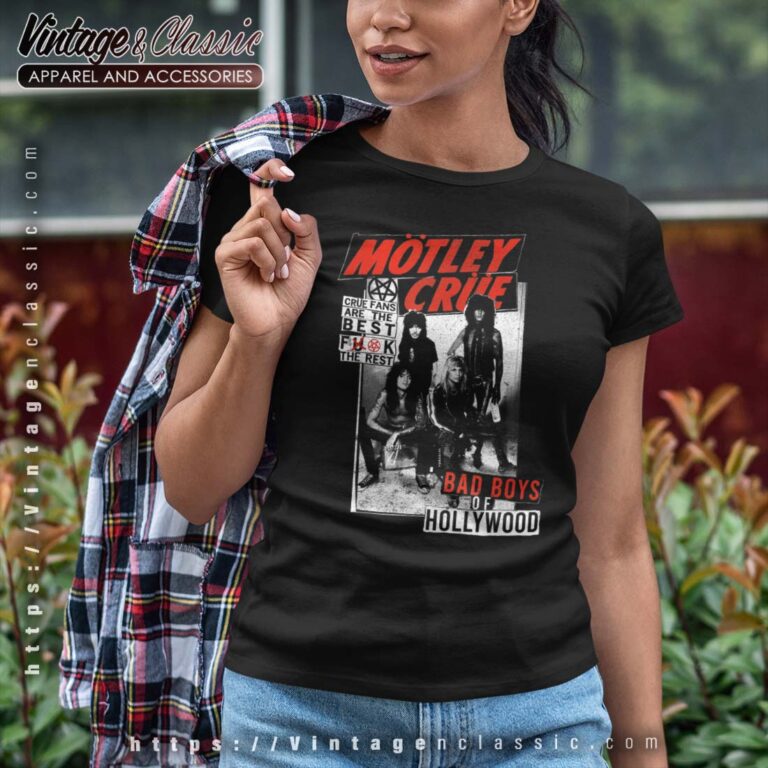 Motley Crue Bad Boys of Hollywood Tshirt Motley Crue Bad Boys of Hollywood Tshirt
