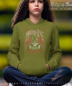 Motley Crue Bikers Skull Hoodie