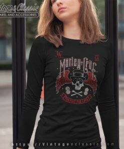 Motley Crue Bikers Skull Longsleeves