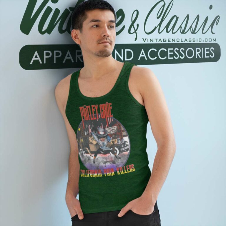 Motley Crue California Painkiller Tank Top Racerback Motley Crue California Painkiller Tank Top Racerback