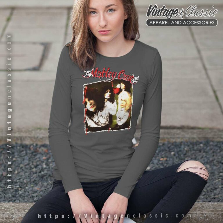 Motley Crue Dr Feelgood 1989 Long Sleeve Tee Motley Crue Dr Feelgood 1989 Long Sleeve Tee
