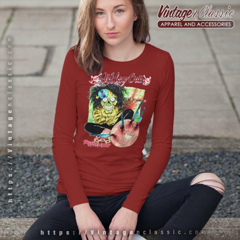 Motley Crue Dr Feelgood Absolutely Long Sleeve Tee Motley Crue Dr Feelgood Absolutely Long Sleeve Tee