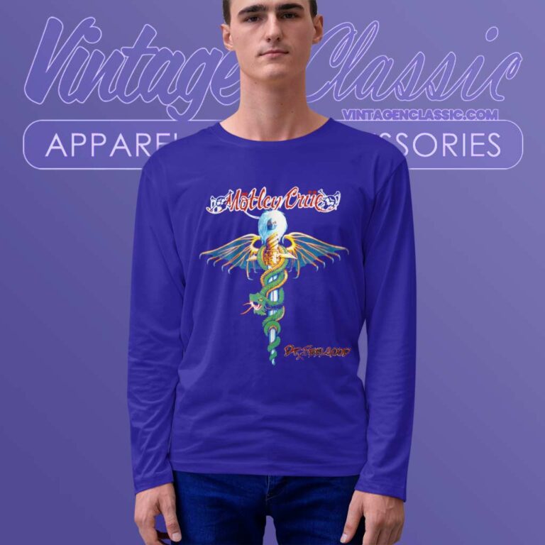 Motley Crue Dr Feelgood Long Sleeve Tee Motley Crue Dr Feelgood Long Sleeve Tee