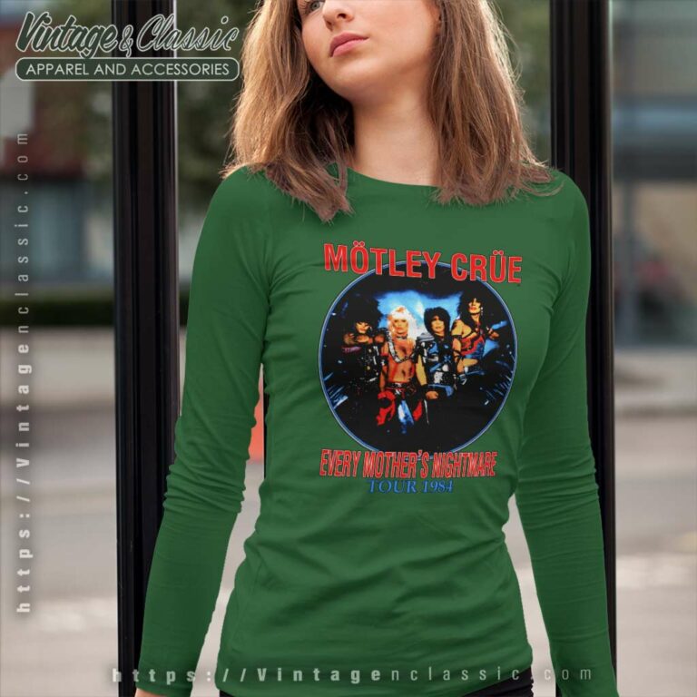 Motley Crue Every Mothers Nightmare Long Sleeve Tee Motley Crue Every Mothers Nightmare Long Sleeve Tee