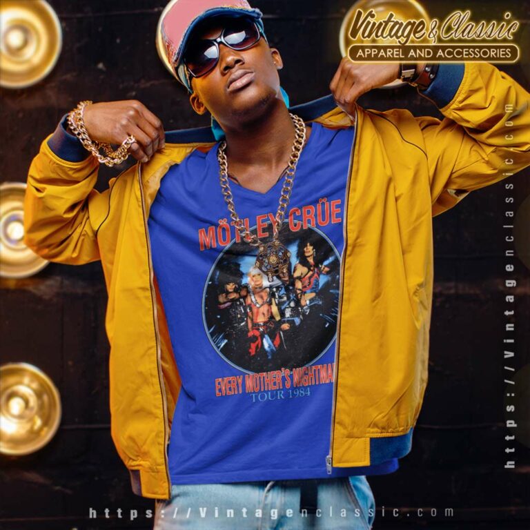 Motley Crue Every Mothers Nightmare V Neck TShirt Motley Crue Every Mothers Nightmare V Neck TShirt