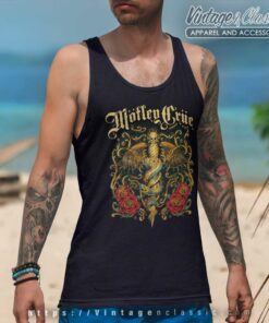 Motley Crue Exquisite Dagger Tank Top Racerback