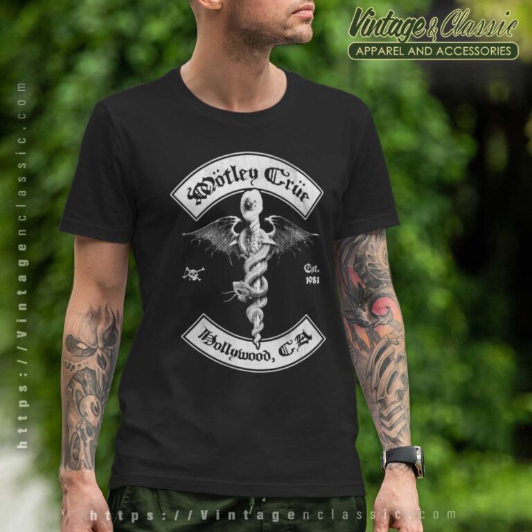 Motley Crue Feelgood Hollywood 81 Shirt Motley Crue Feelgood Hollywood 81 Shirt