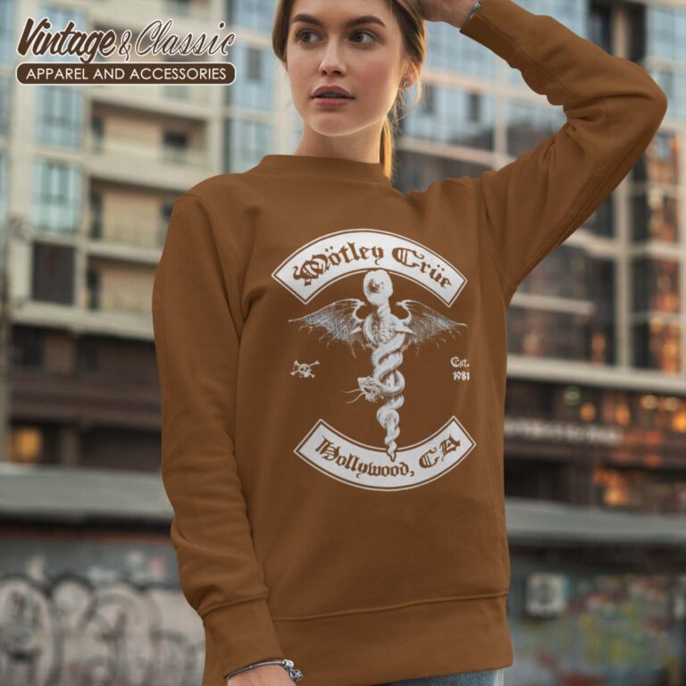 Motley Crue Feelgood Hollywood 81 Sweatshirt Motley Crue Feelgood Hollywood 81 Sweatshirt