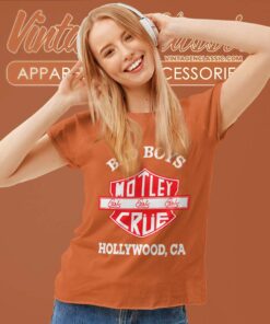 Motley Crue Girls Bad Boys Women TShirt