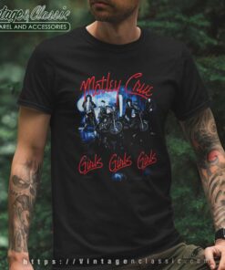 Motley Crue Girls Girls Girls Tracklist Shirt