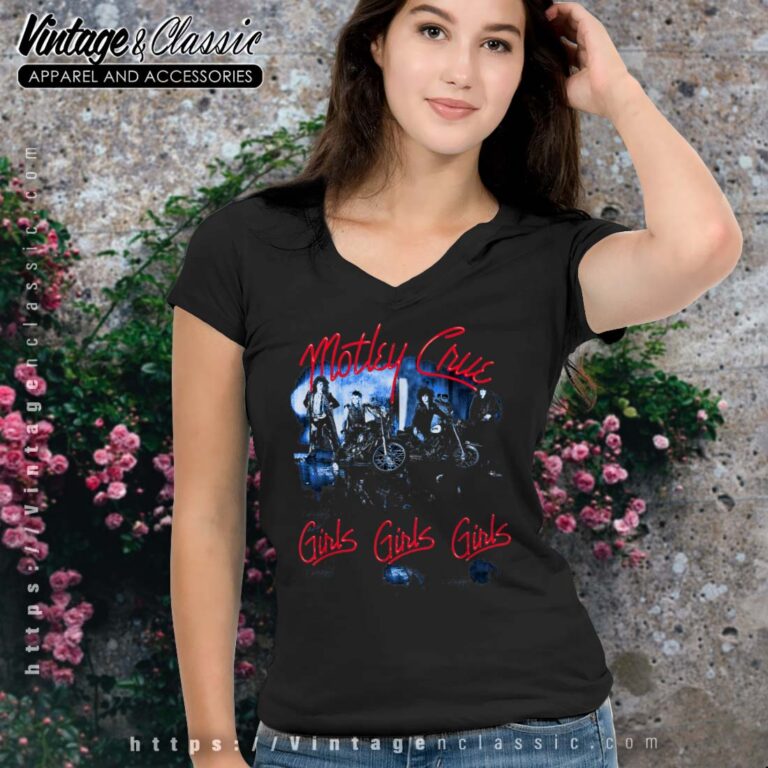 Motley Crue Girls Girls Girls Tracklist Vneck Motley Crue Girls Girls Girls Tracklist Vneck