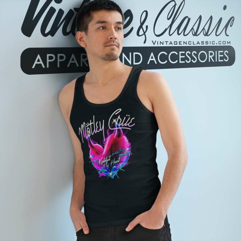 Motley Crue Kickstart My Heart Tank Top Racerback Motley Crue Kickstart My Heart Tank Top Racerback
