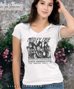 Motley Crue Santa Monica Civic Auditorium Vneck