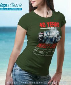 Motley Crue Shirt 40 Years 1981 2021 Signature Women TShirt