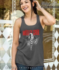 Motley Crue Shirt Dr Feelgood Red Logo Tank Top Racerback